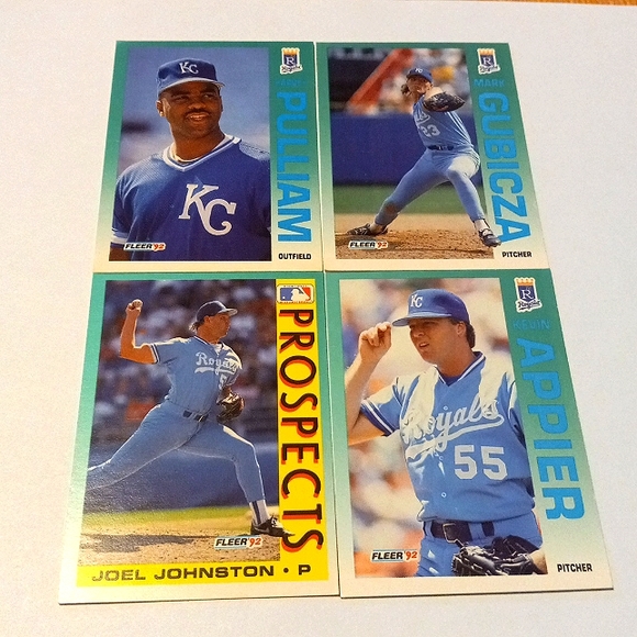 1992 Fleer Corp. Royals Lot of 4 Cards - Picture 1 of 4